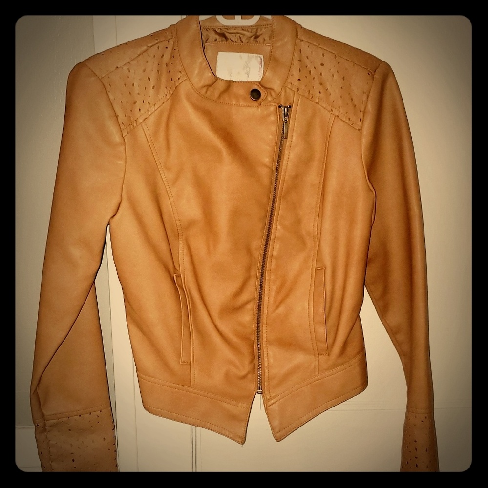 Leather Bomber Jacket